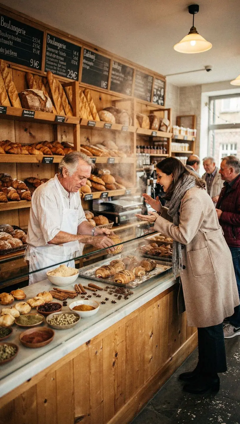 MГ©lange de chai Г©picГ© dans un bol en bois, entourГ© de bГўtons de cannelle et de gousses de cardamome.